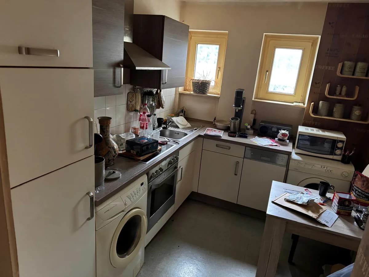 Innenraum vor einer Räumung in Essen